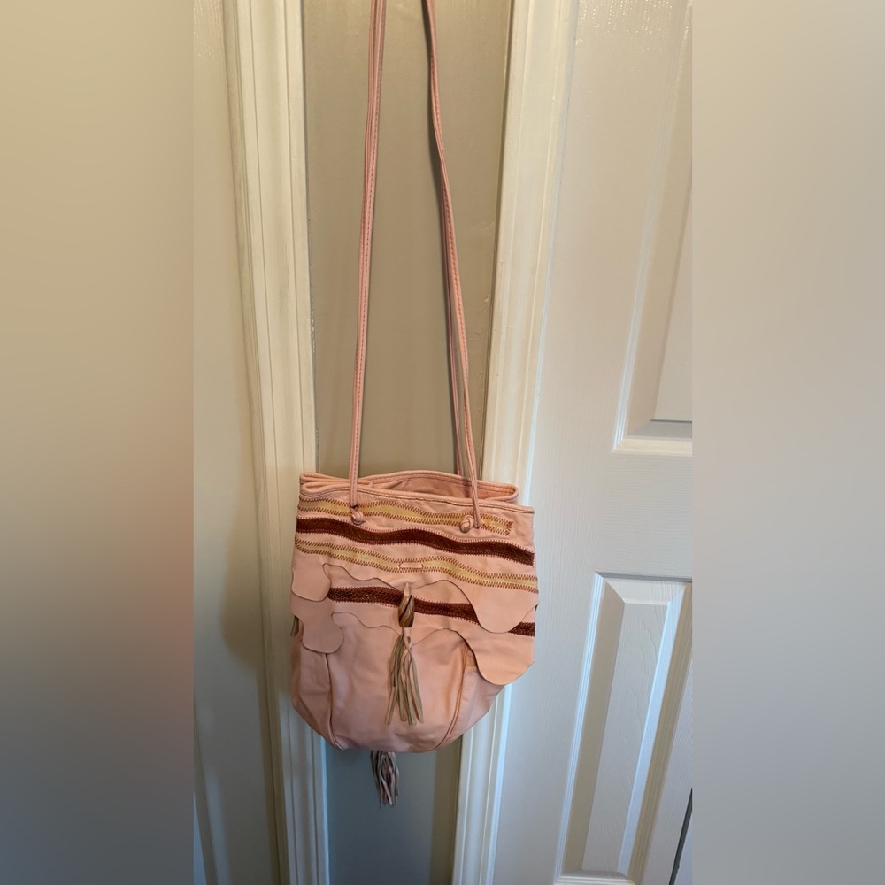 Vintage San Marco Purse in Pink and Brown